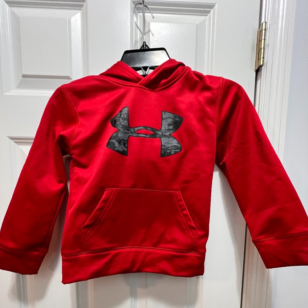 Under Armour size 6 red hoodie